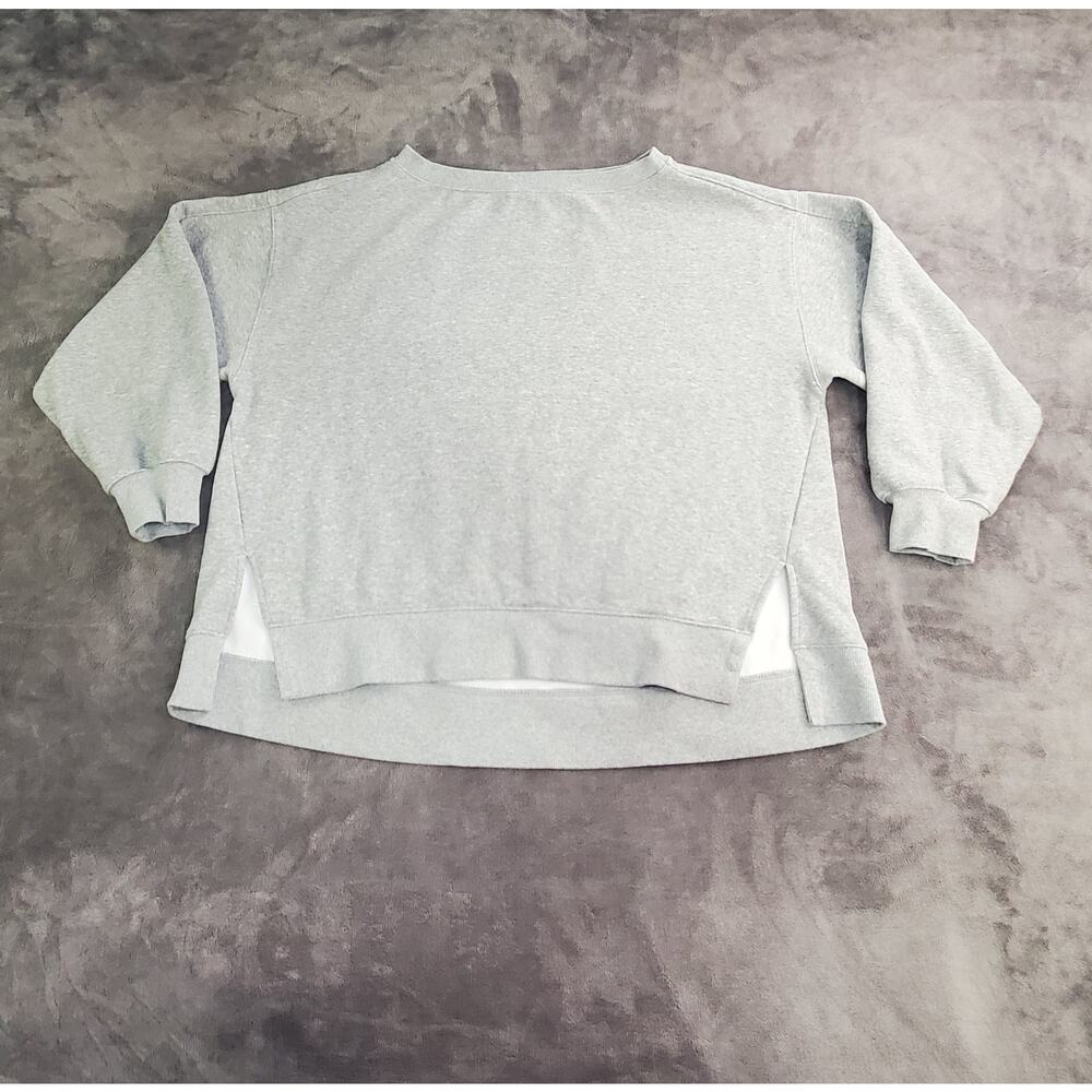 Fabletics Size Xl Solid All Grey Pullover Oversiz… - image 1